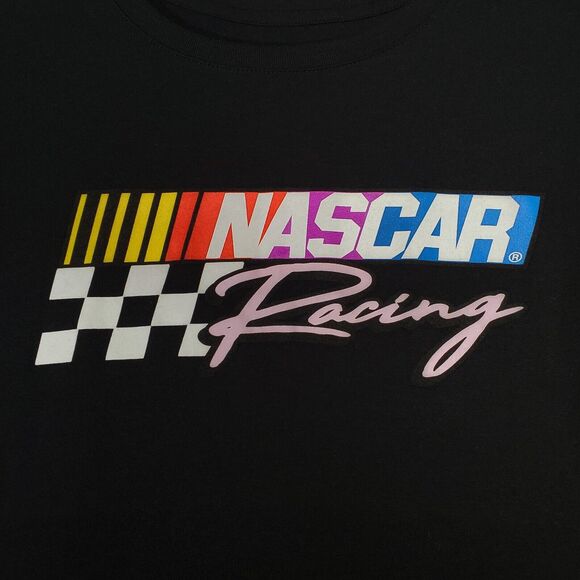 Nascar Shirt Womens Size XL Top Racing Motorsports Black Short Sleeve - Picture 3 of 7